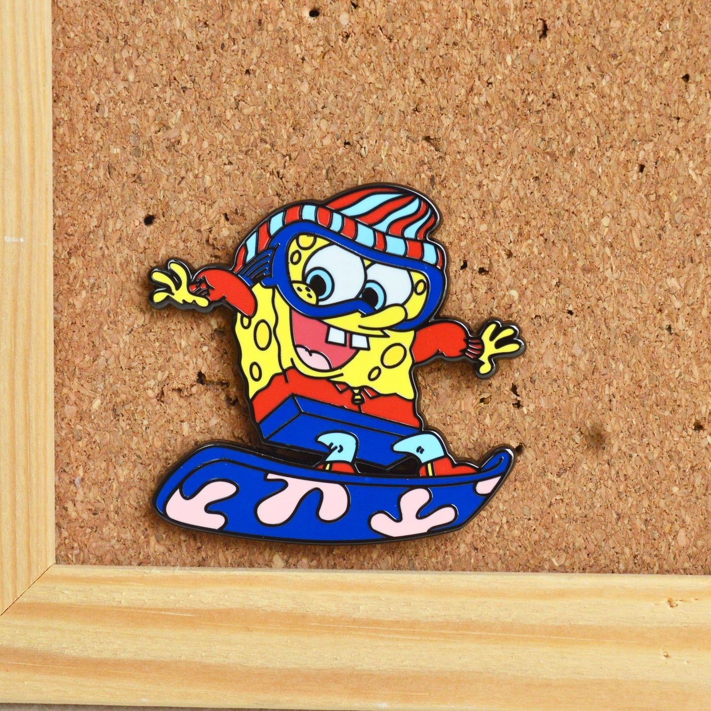 SpongeBob Surfing Pin