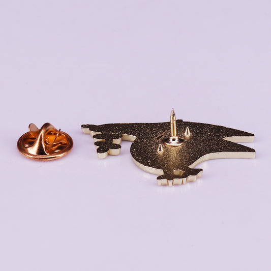 Beautiful Flower Pterodactyl Dinosaur Pin