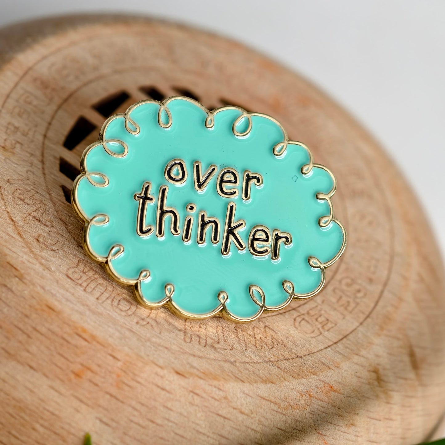 Overthinking Cloud, Thinking Scientist Outfit Pin