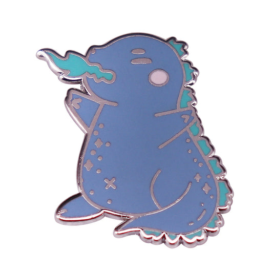 Flaming Dragon Pin