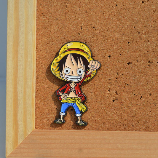 One Piece Straw Hats Pin