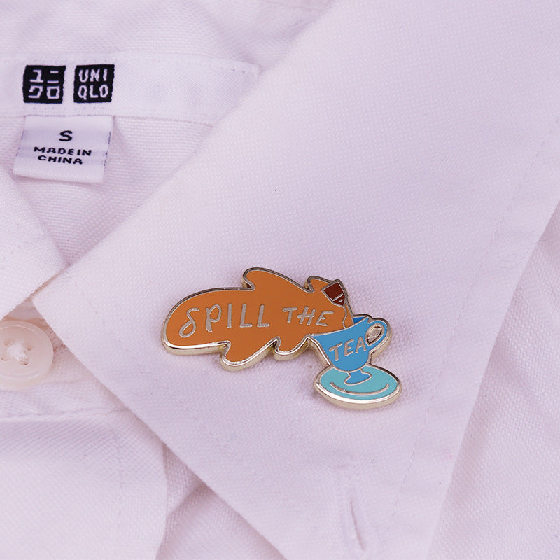 Explosive Melon Hot Topic Teacup Pin