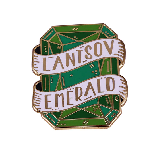 Lanzov Emerald Grisha Trilogy Pin