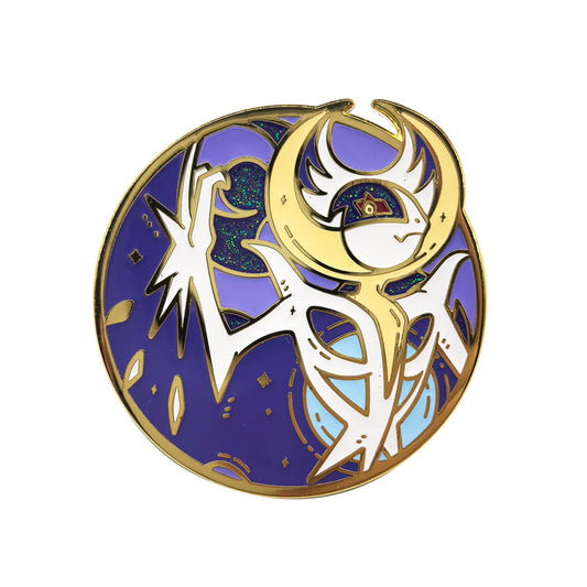 Glittering Mythical Beast: Otherworldly Monster Elf Pin