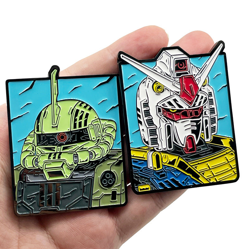 Gundam Zaku Robot Cartoon Pin
