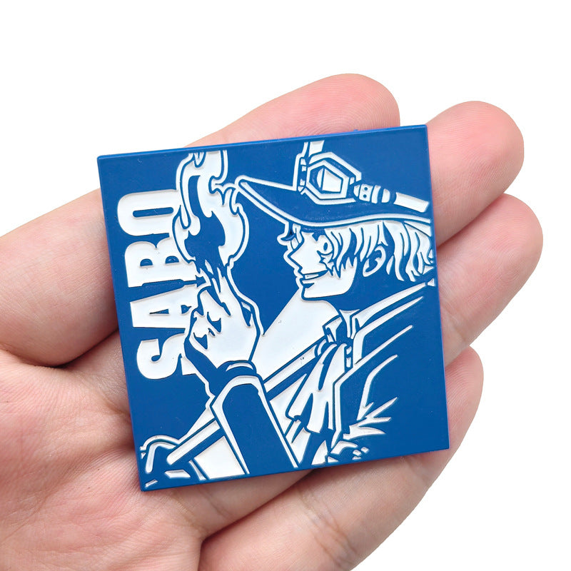 One Piece Luffy Zoro Pin