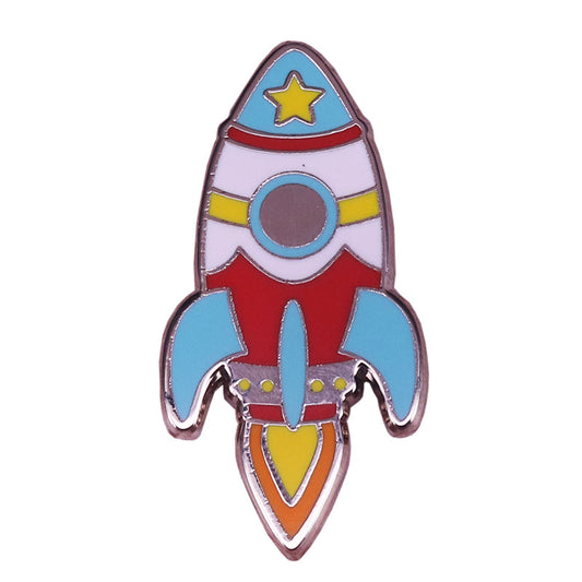 Rocket Spaceship Pin