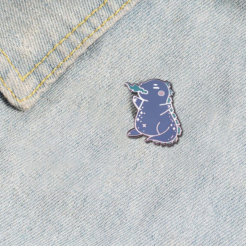 Flaming Dragon Pin