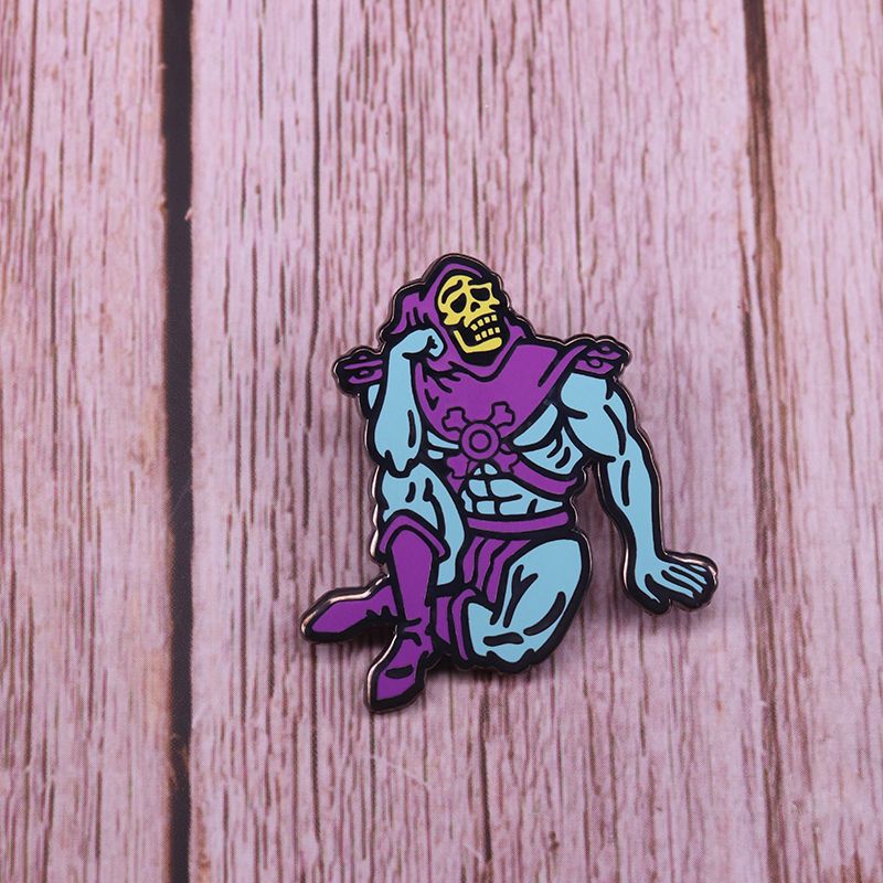 Skeletal King Contemplating Ghost Pin