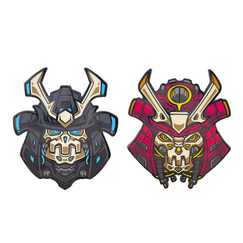 Robot Samurai Punk Future Style Pin