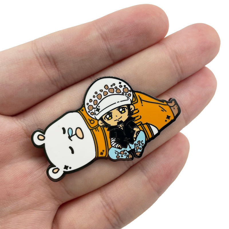 One Piece Luffy Zoro Pin