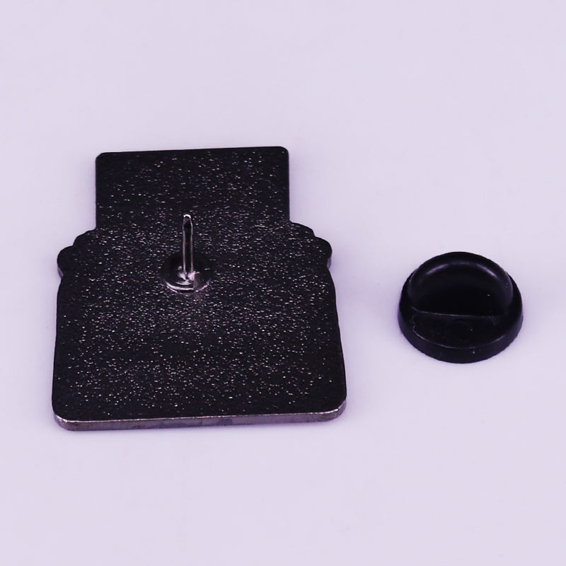 Sylvia Plath'S Gray Typewriter Pin