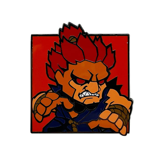Street Fighter Ryu Ken Akuma Hadoken Pin