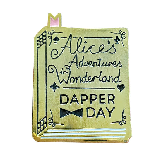 front view of Alice'S Adventures In Wonderland Pin