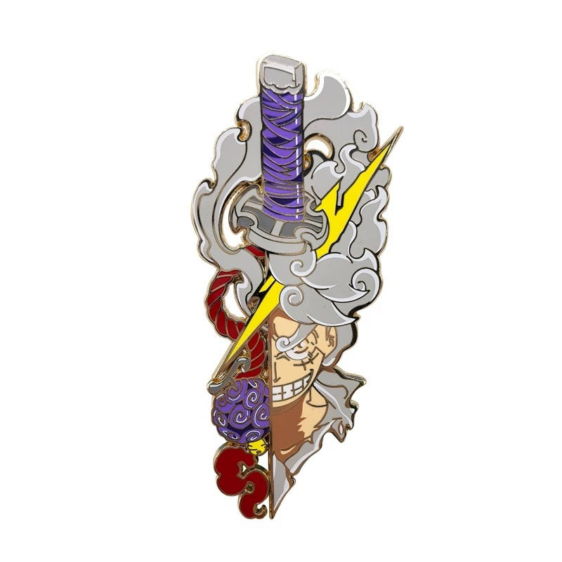 Gear 5 Luffy Japanese Anime Pin
