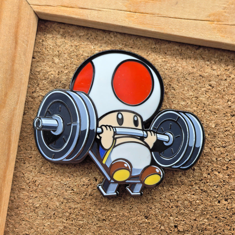 Mario Game Fitness Kinopio Pin