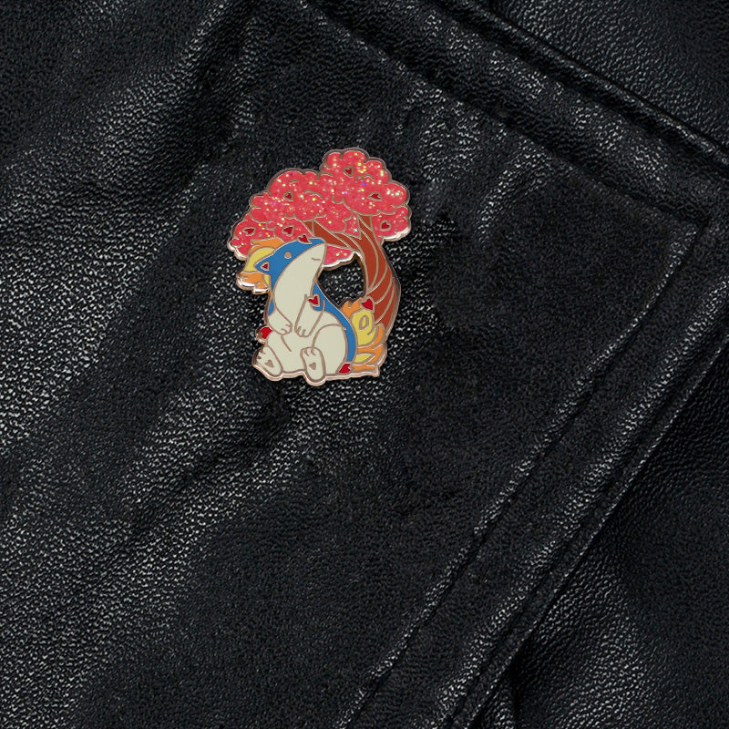 Hamster Under The Bonsai Tree Pin