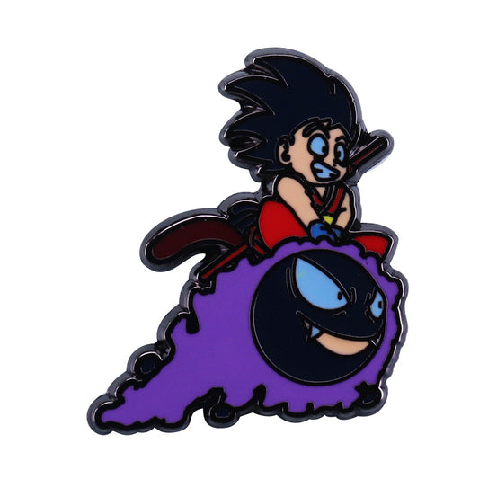 Dragon Ball Goku Flying On Gastly Pin