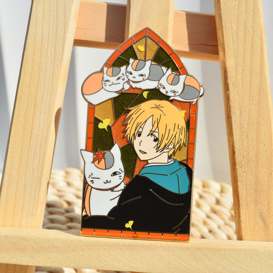 Natsume's Book of Friends Natsume Takashi Nyanko-sensei Pin