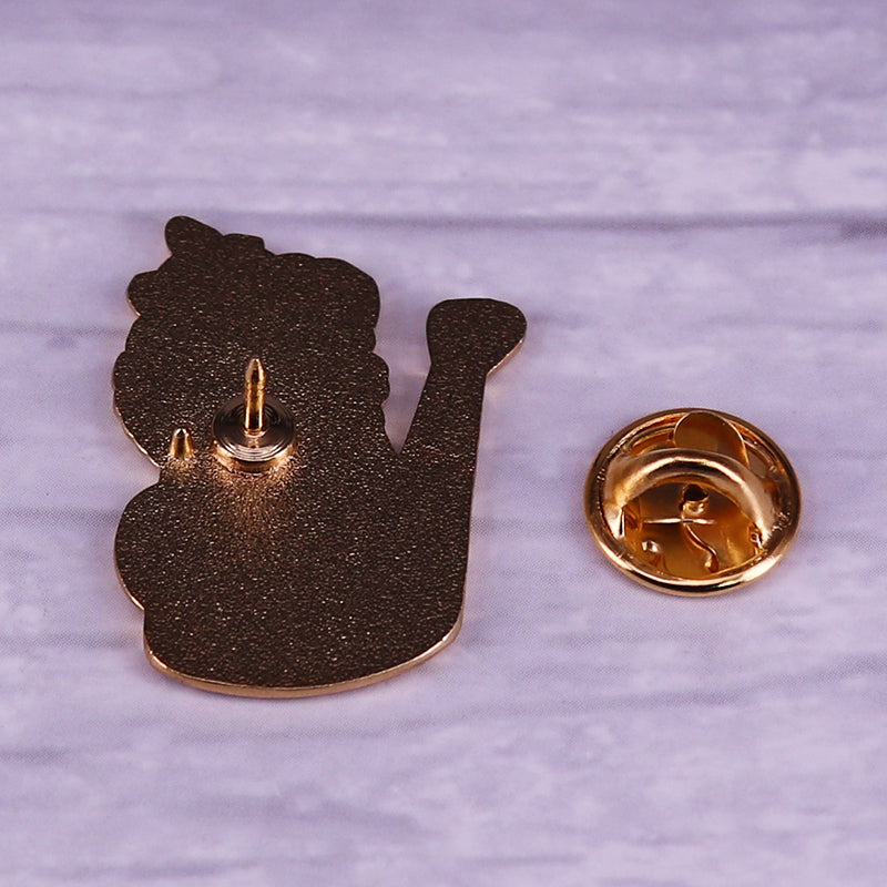 Flower Watering Can Pin