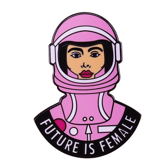Feminist Astronaut Pin