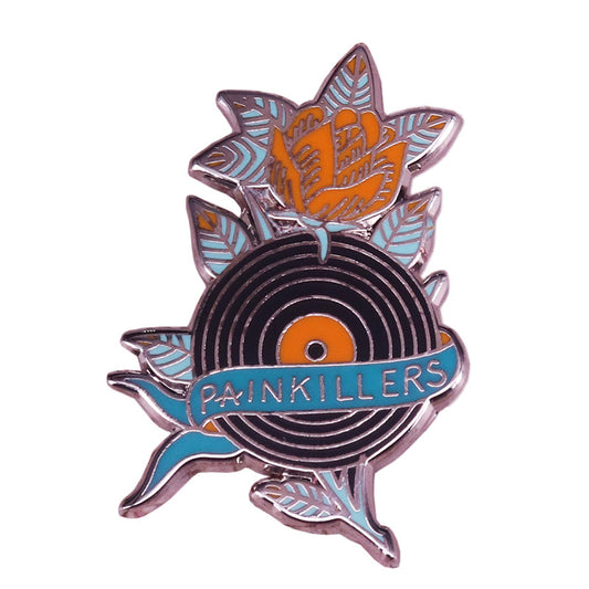 Painkiller Glamour Records Pin
