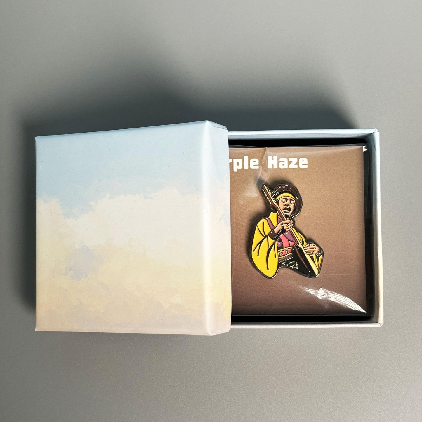 Guitar God Jimi Hendrix Rock Pin