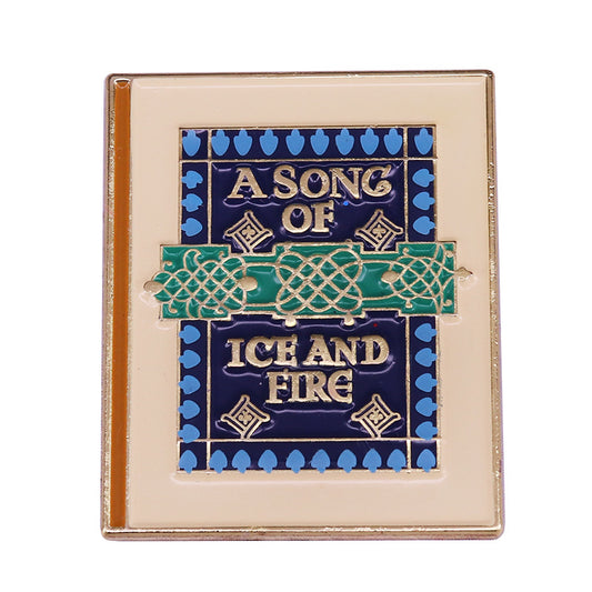 front view of A Song Of Ice And Fire Book Pin