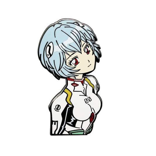 Neon Genesis Evangelion Rei Ayanami and Asuka Pin
