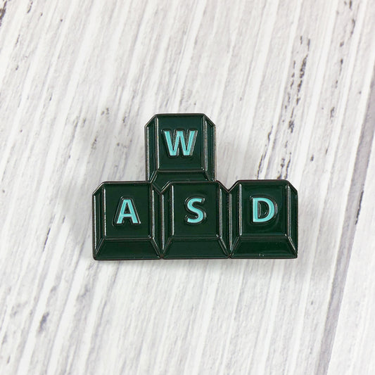 MOBA Gaming Keyboard WASD Keycaps Baked Paint Pin
