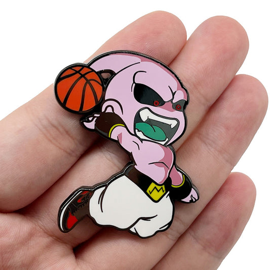 Dragon Ball Majin Buu Playing Basketball Pin