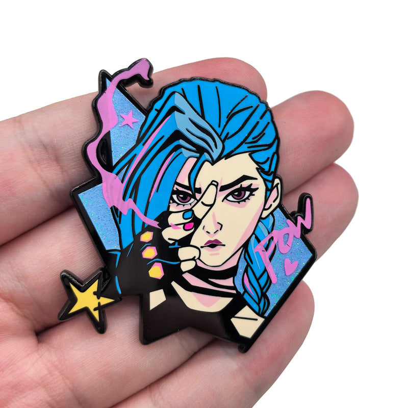 League of Legends Jinx & Vi: Arcane Pin
