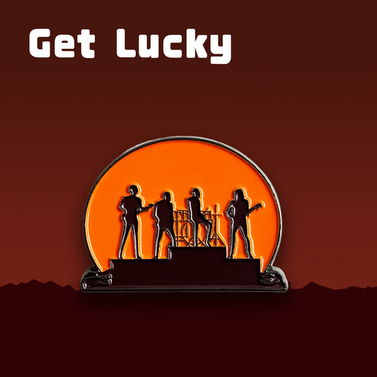 Daftpunk Stupid Punk Get Lucky Lucky Pin