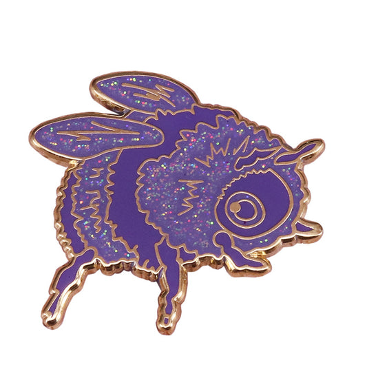 Purple Bee Fantasy Sparkle Pin