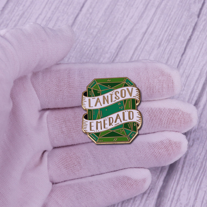 Lanzov Emerald Grisha Trilogy Pin