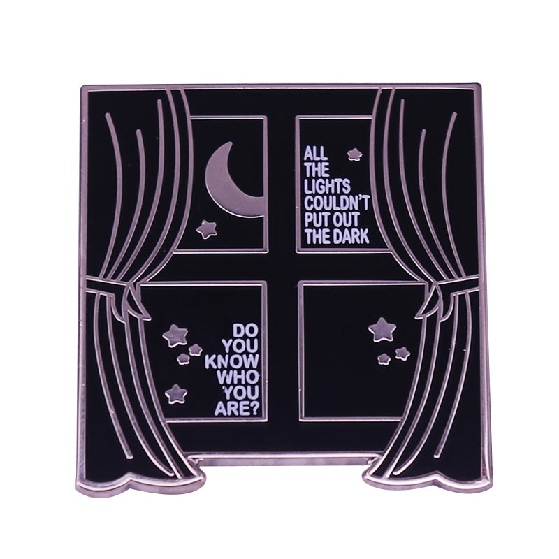 front view of Harry Styles Single Lights Up Pin