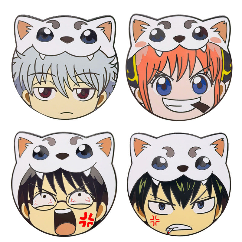 Gintama Gintoki Kagura Okita Hijikata Pin
