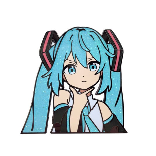 Hatsune Miku Glitter Pin