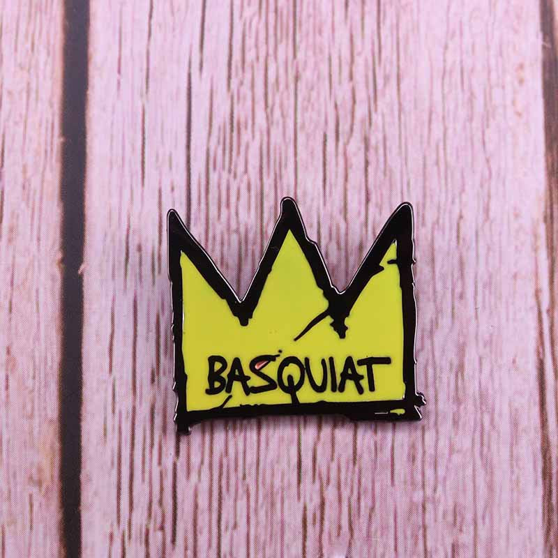 Basquiat Crown Pin