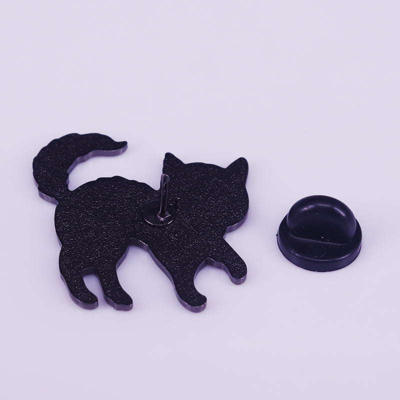 Skeleton Cat Pin