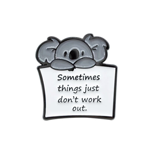 Inspirational Koala Self-Motivated Student Pin