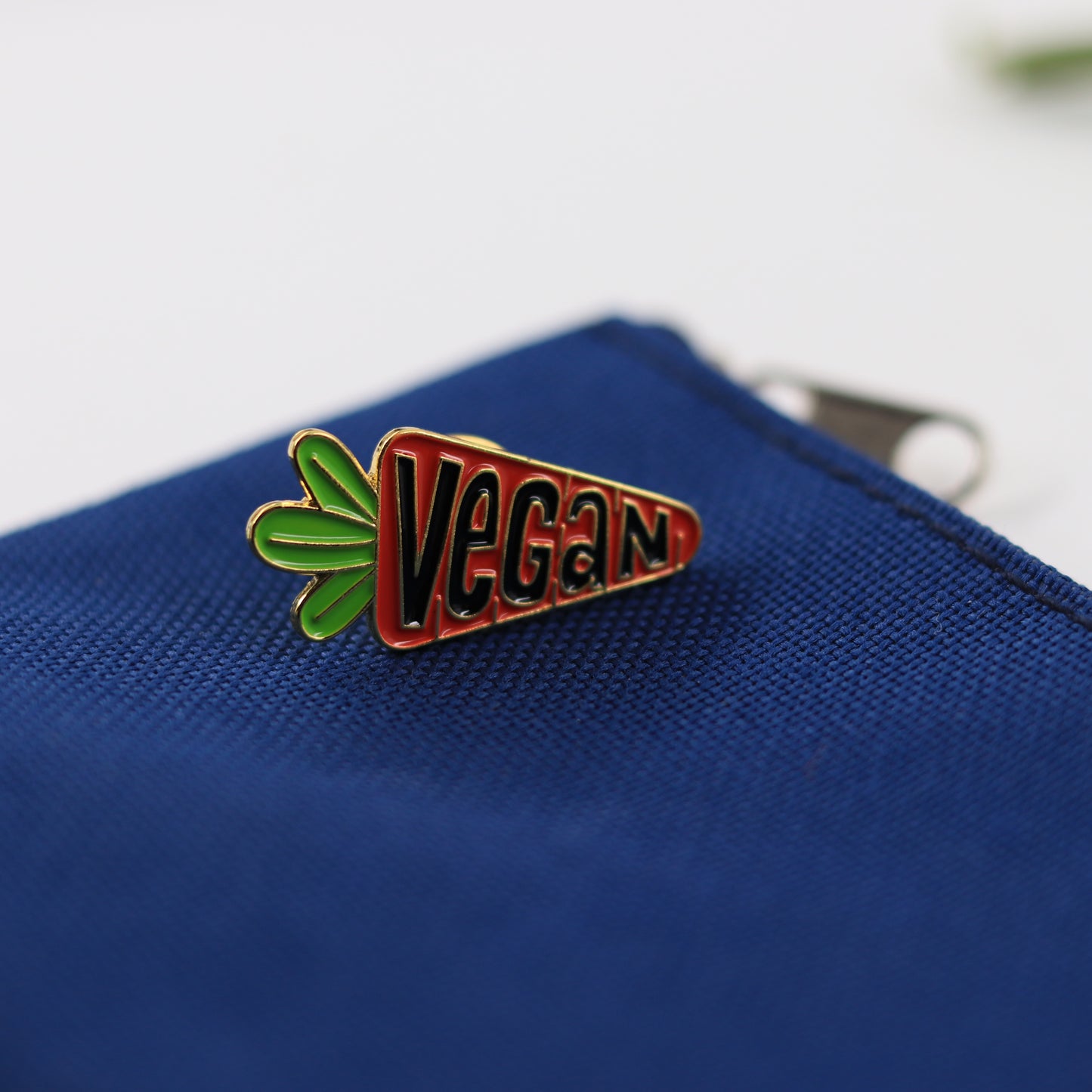 Vegetarian Carrot Instagram Fun Pin