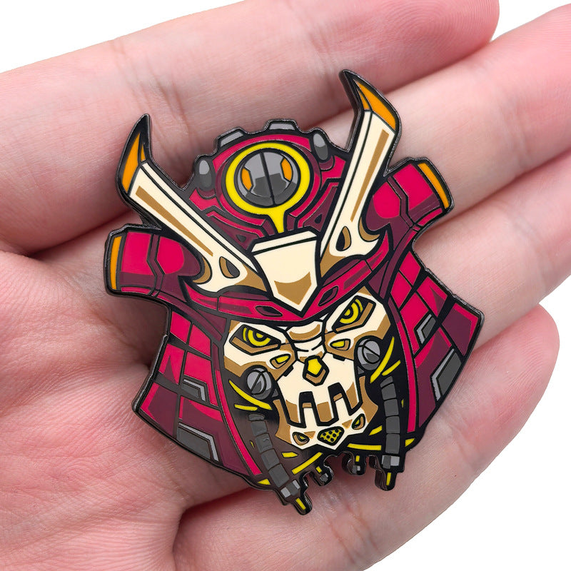 Robot Samurai Punk Future Style Pin