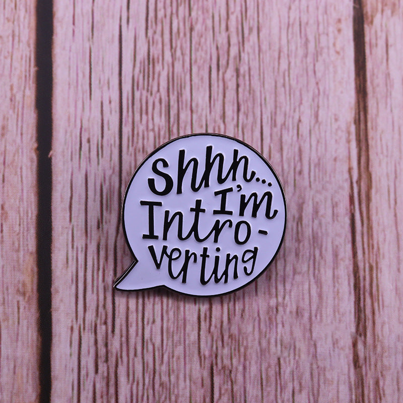 Shhh...I'M Introverting Pin
