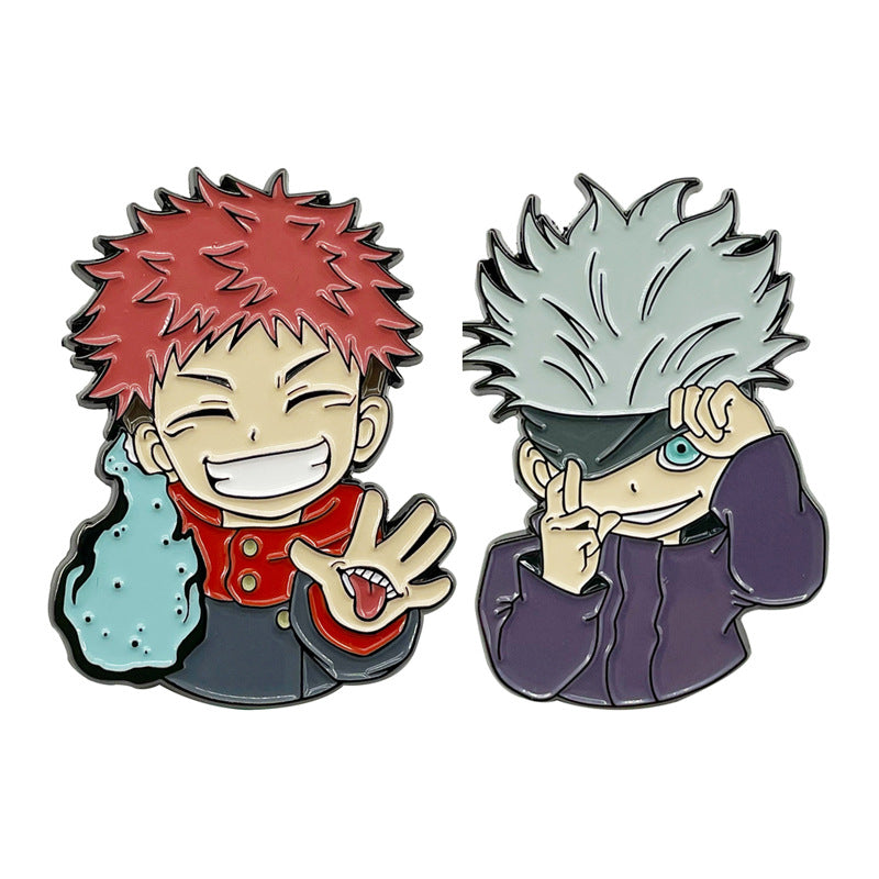 Jujutsu Kaisen Gojo Satoru Yuji Itadori Accessories Pin