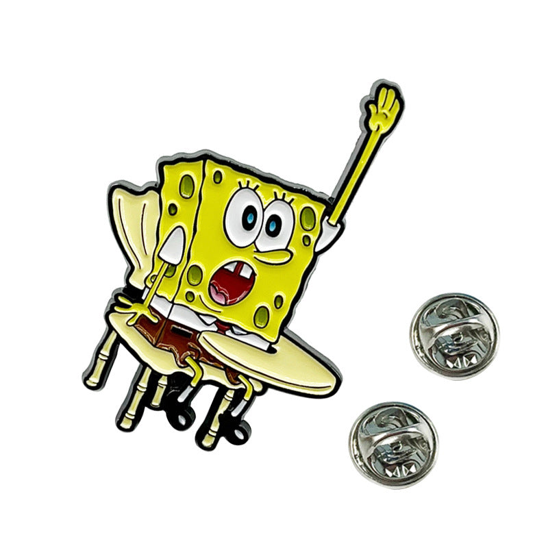 SpongeBob Raises Hand Pin