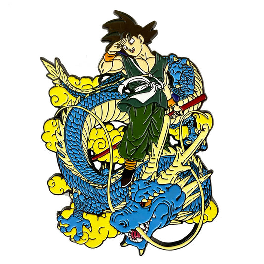 Dragon Ball Goku and Shenron Dragon Ball Pin