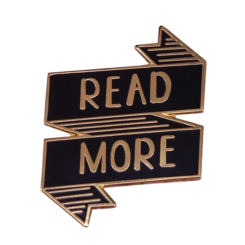 front view of Read More Books - Literature Pin