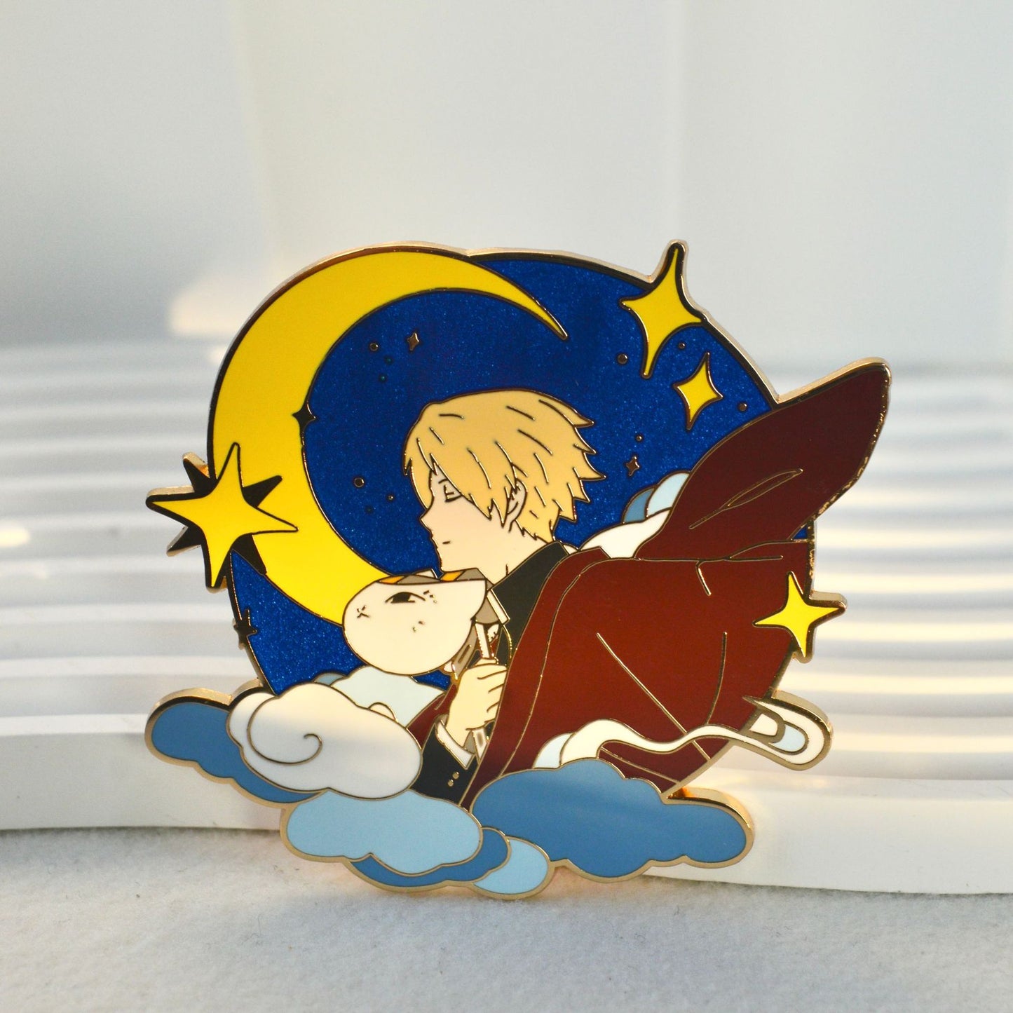 Natsume's Book of Friends Natsume Takashi Nyanko-sensei Pin