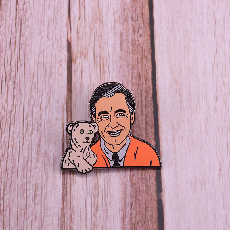 Mr. Rogers' Neighborhood Puppet Bear Pin